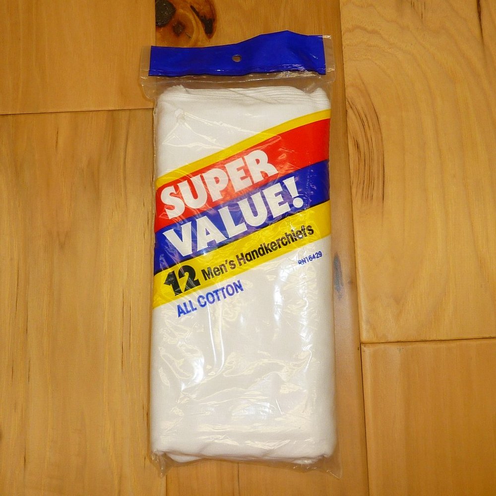 12 Men's Handkerchiefs